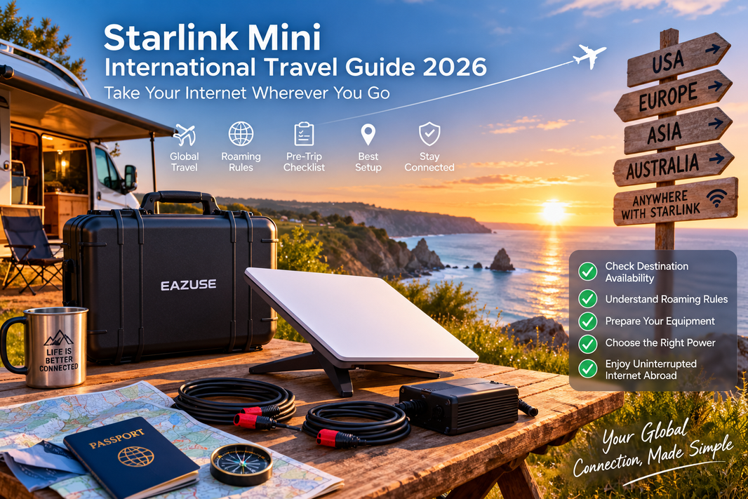 Starlink Mini for International Travel in 2026: Roaming Rules, Setup &amp; Travel Tips