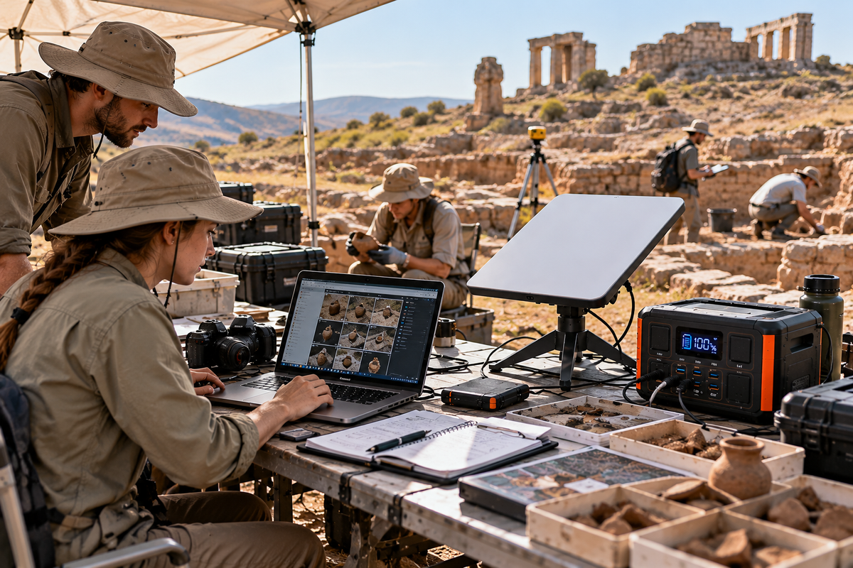 Starlink Mini for Archaeological Fieldwork: Connectivity at Remote Dig Sites