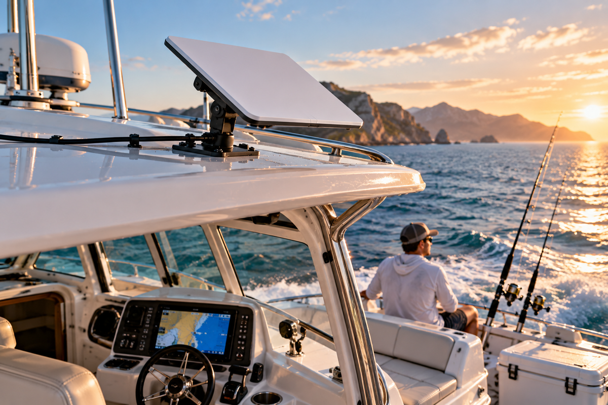 Starlink Mini on a Boat: Mounting, Power & Marine Setup Guide