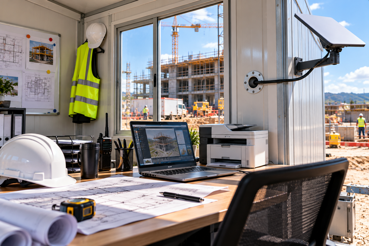 Starlink Mini for Construction Site Offices: A Practical Internet Setup Guide