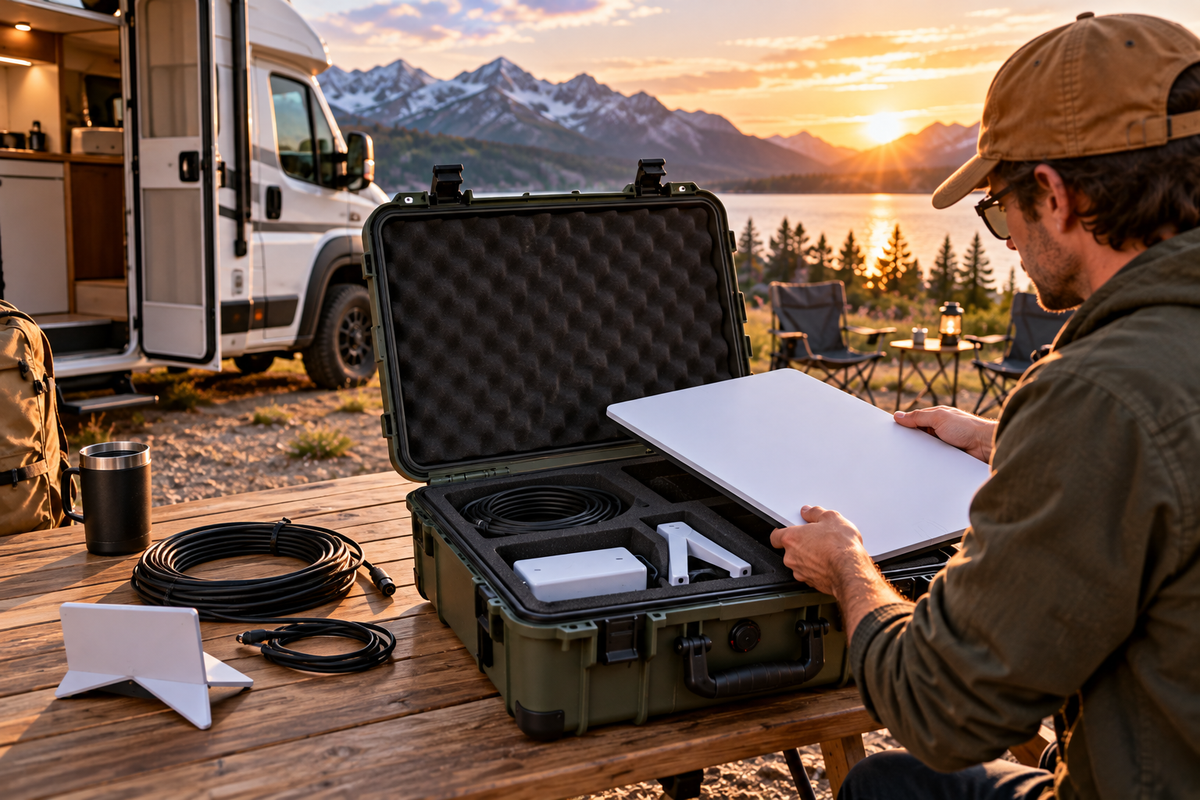 How to Transport Starlink Gen 3 Safely: Travel Case, Storage & Cable Care