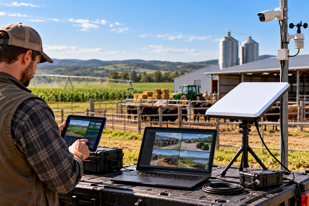 Starlink Mini for Smart Farming: Remote Farm Internet, Monitoring & Field Operations