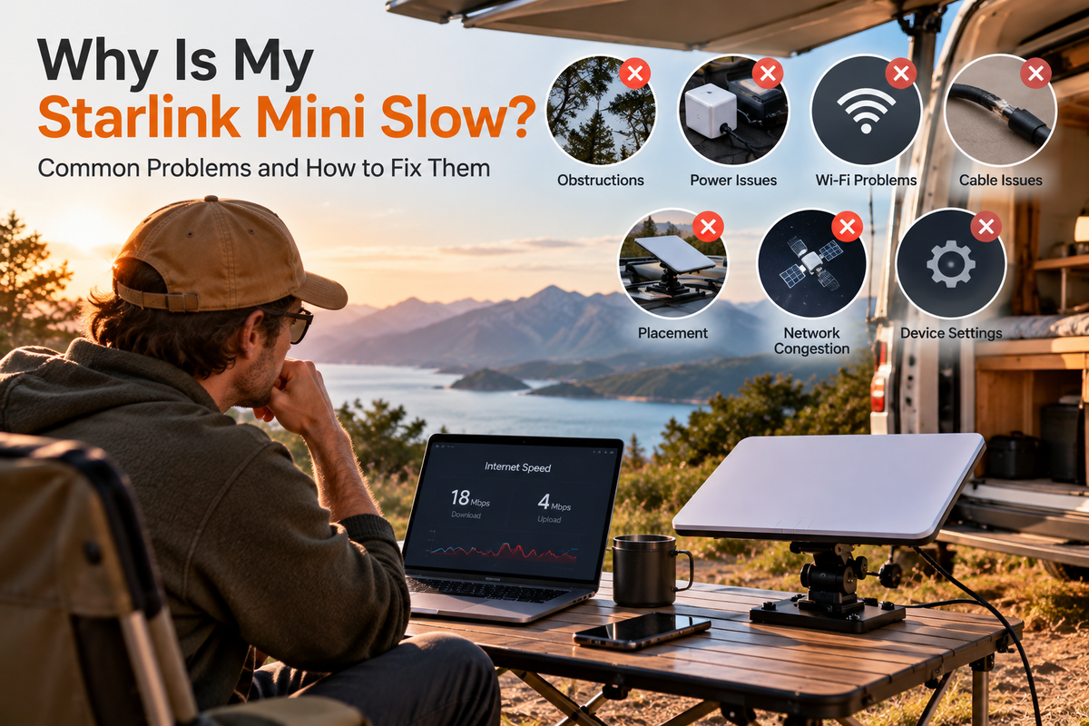 Why Is My Starlink Mini Slow? 7 Common Problems and How to Fix Them