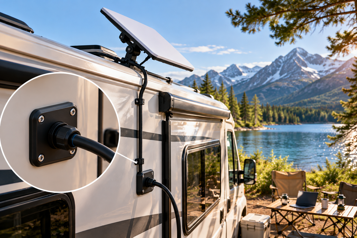 How to Route Starlink Mini Cables Through an RV Wall: A Clean Installation Guide