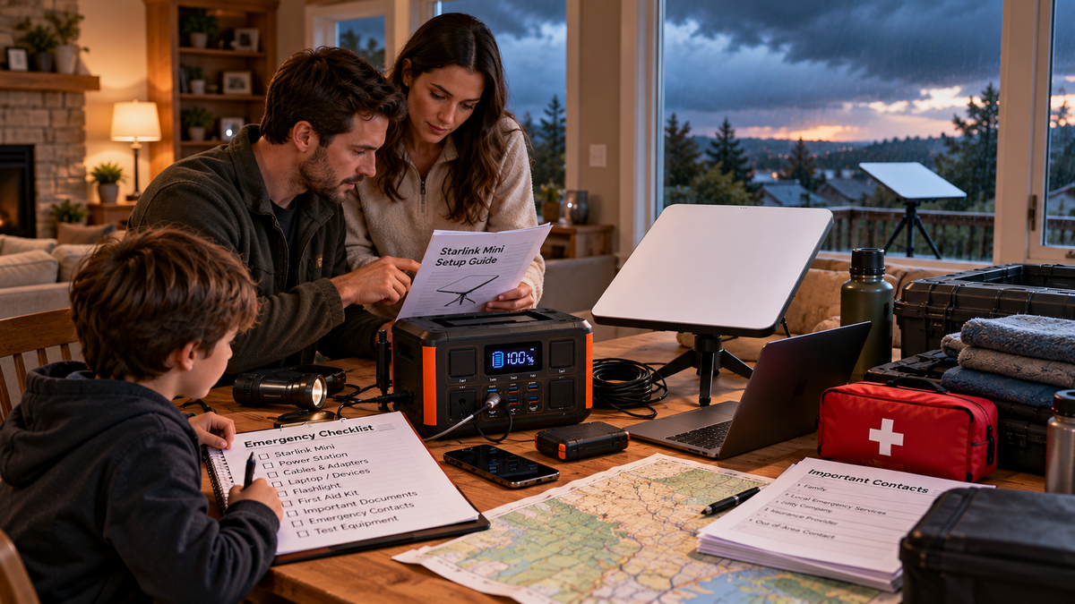 Starlink Mini for Disaster Preparedness: Building a Home Emergency Internet Kit
