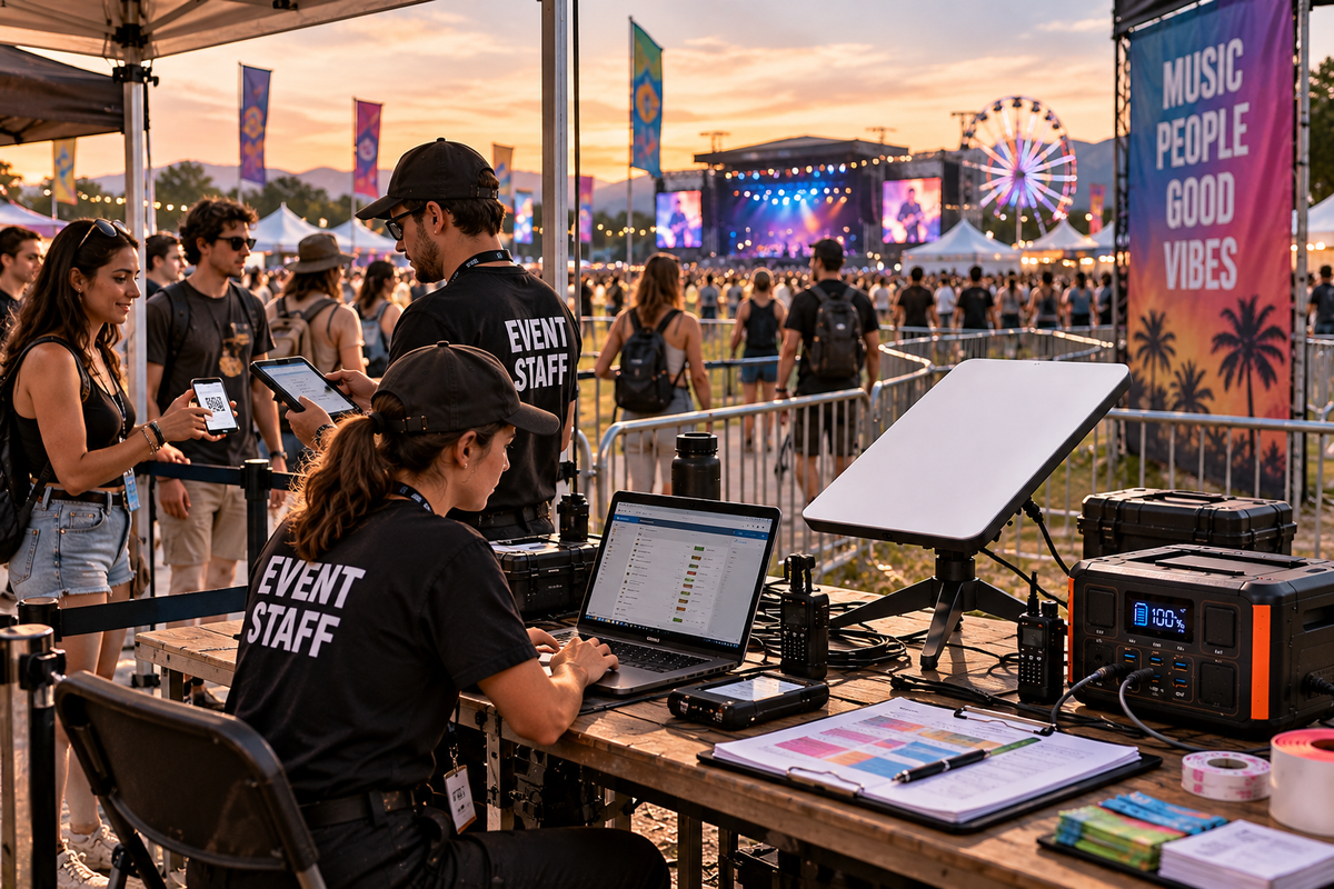 Starlink Mini for Music Festivals & Outdoor Events: A Practical Connectivity Guide
