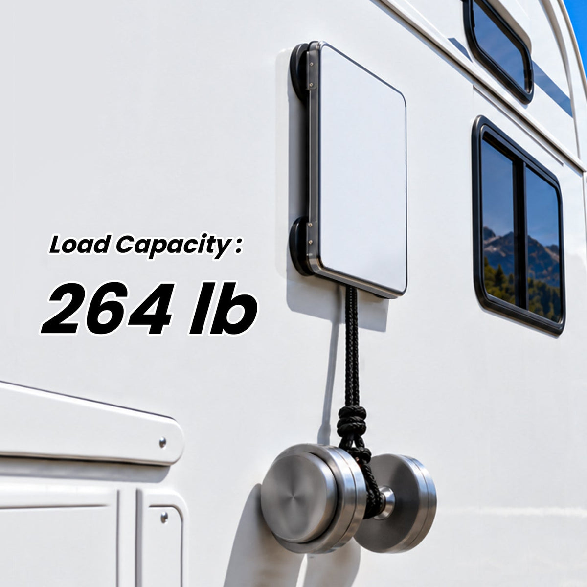 Starlink Mini Magnetic Flat Mount with Protective Cover - 264 lb