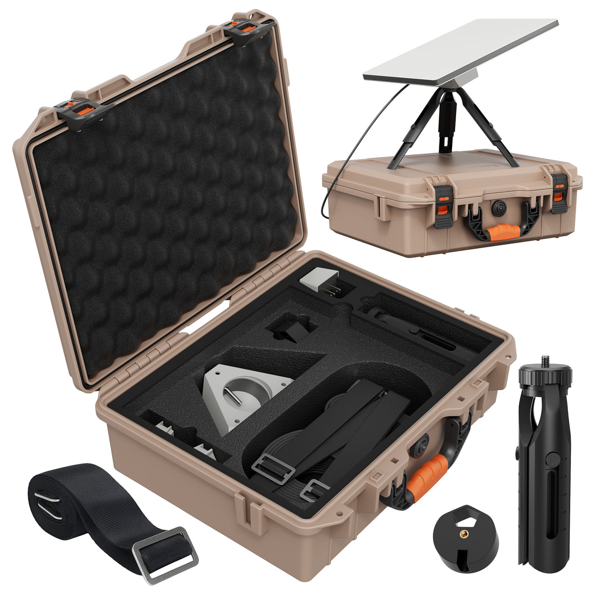 Hard Travel Case Compatible with Starlink Mini, PP Shell