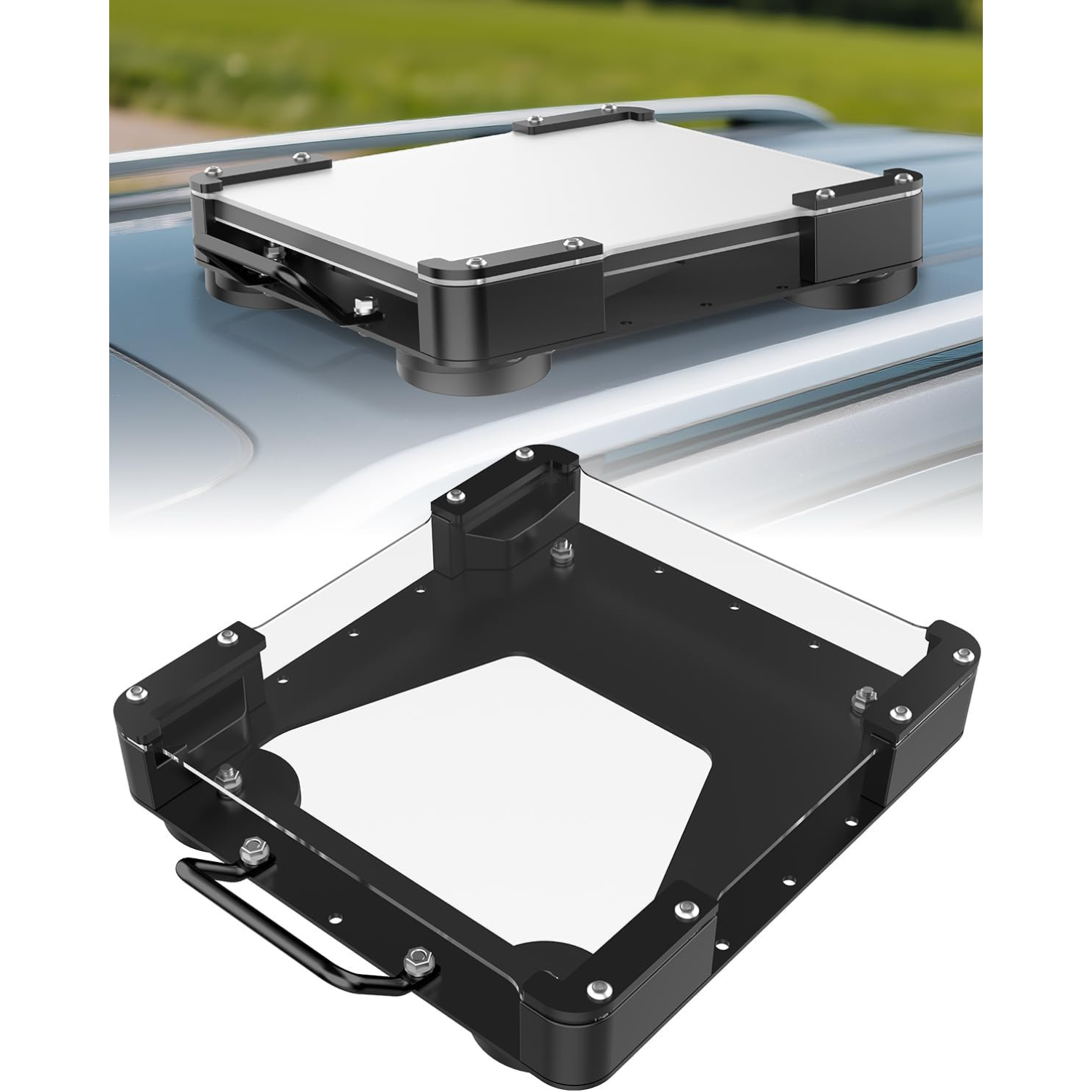 Magnetic Roof Mount for Starlink Mini | Aluminum Frame with Protective Shield