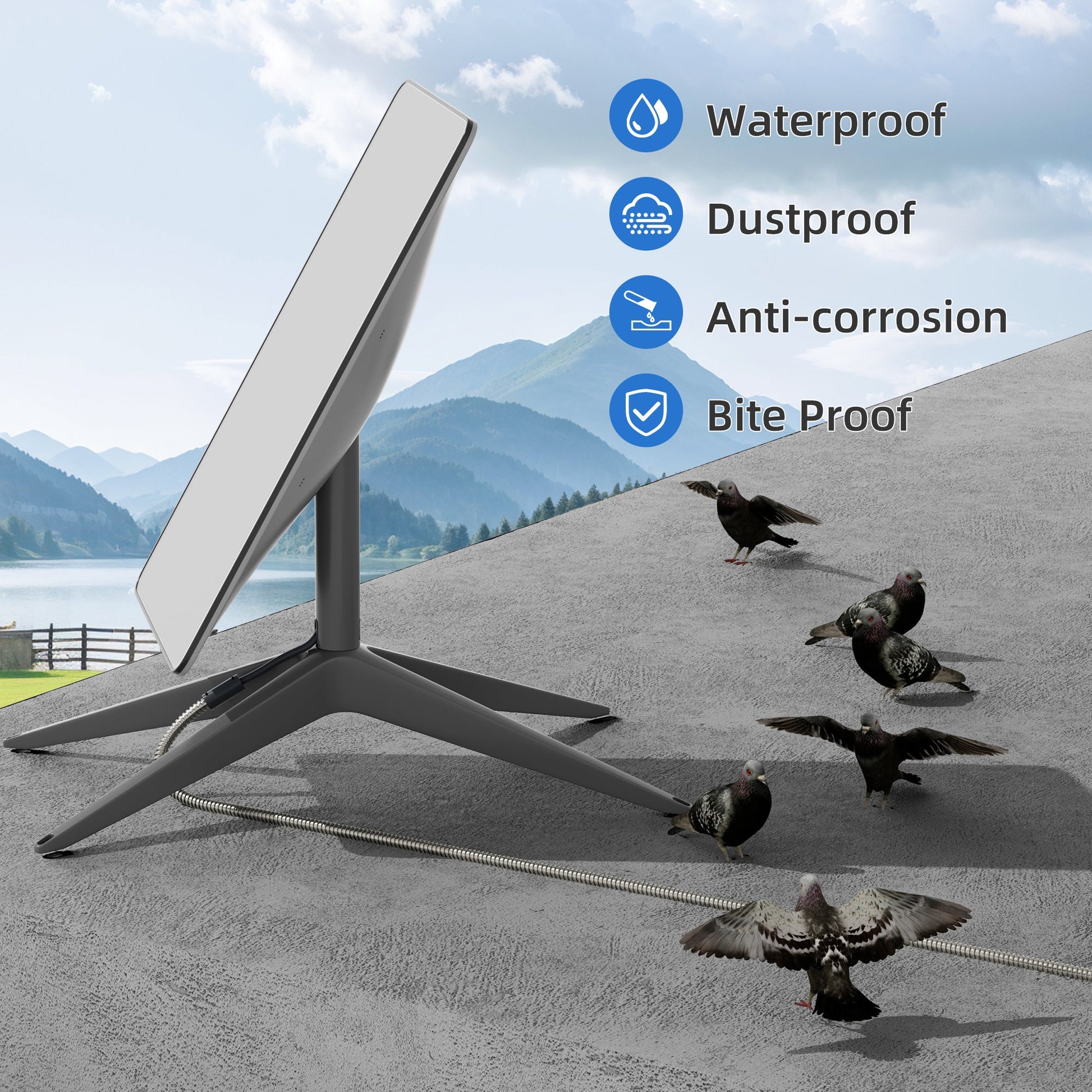 Anatomy of Stainless Steel Braided Armor, PVC Layer, and 24AWG Copper Core for Ultimate Protection.