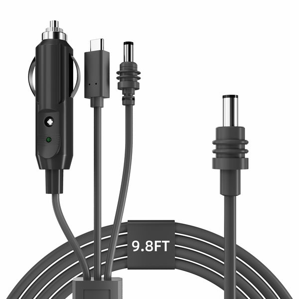 3-in-1 DC Power Kit Compatible with Starlink Mini, USB-C & 12V Car Plug