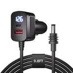 60W DC Car Charger Compatible with Starlink Mini, USB-C & USB-A