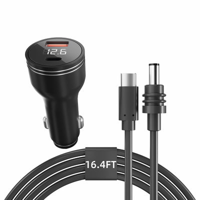 140W DC Car Charger Kit Compatible with Starlink Mini, 5M Cable