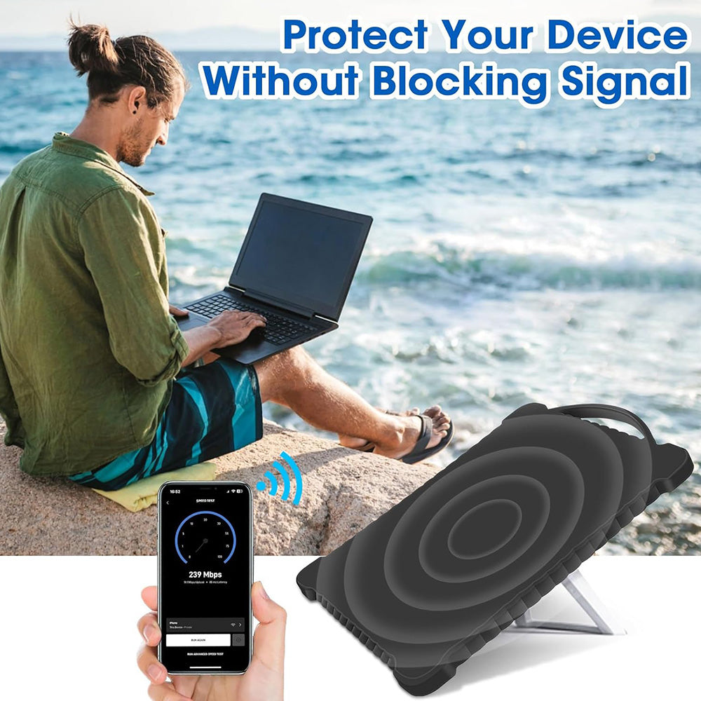 Starlink Mini Full-Cover Silicone Case - Carry Handle & Edge Protection