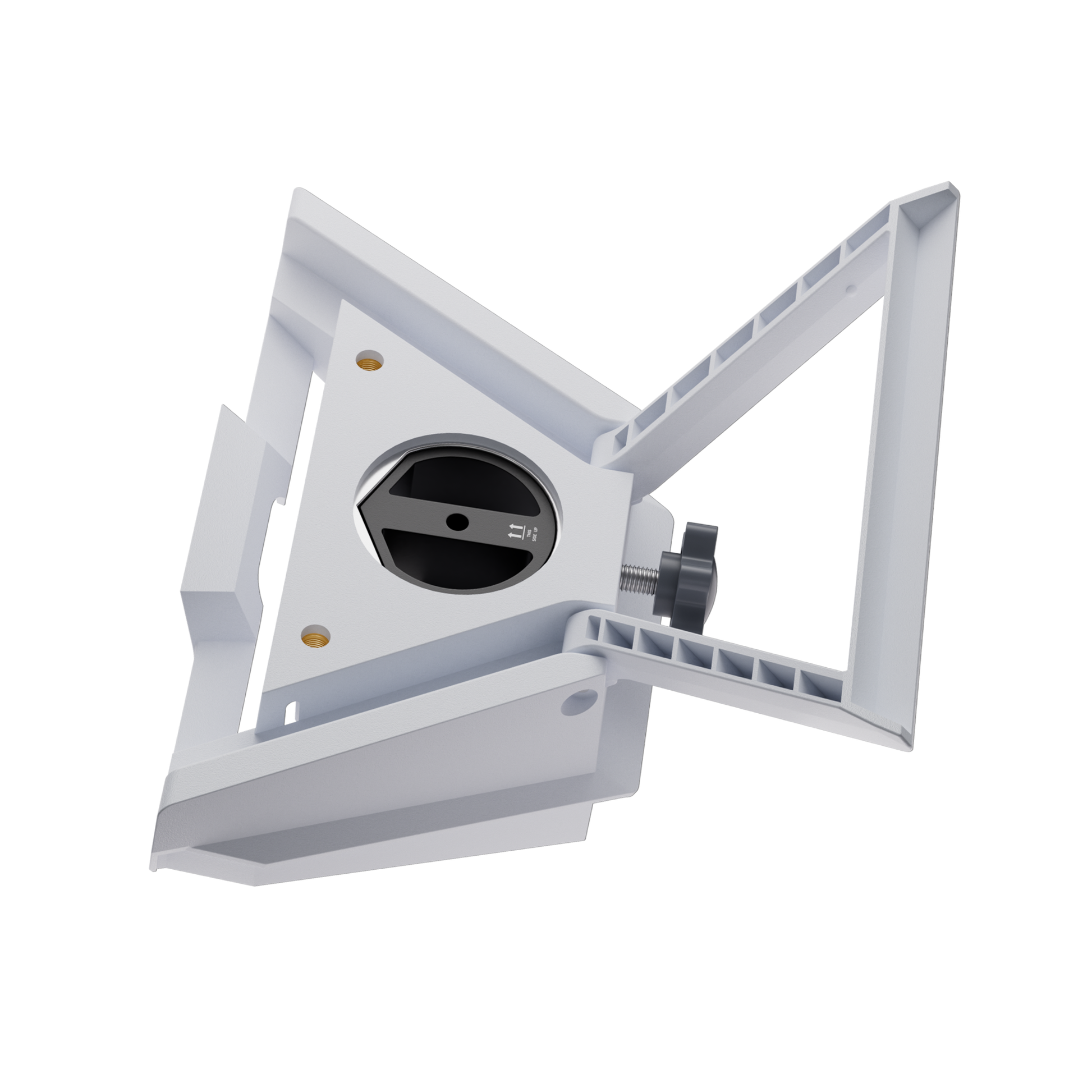 DAIERTEK Starlink Mini 3-in-1 Kickstand & Mount, Integrated Base/Pipe/Tripod Interface, Snap-On, Ultra-Stable.