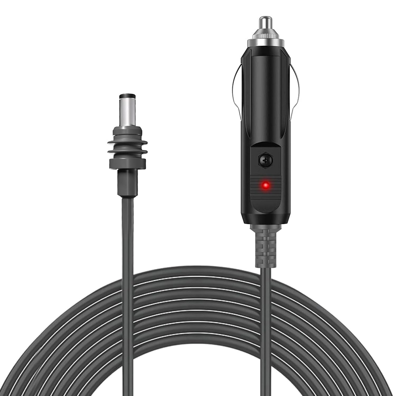 DAIERTEK Starlink Mini Car Charger Cable, 9.84FT, 15A Fuse Protection, Waterproof DC Plug for 12V/24V Vehicles.