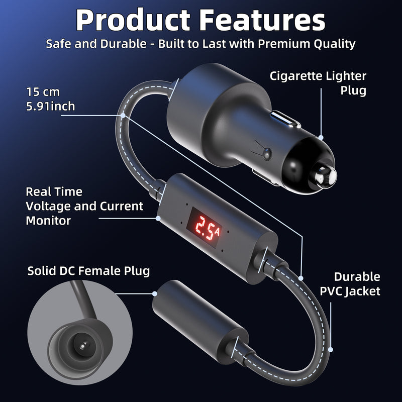 Installation view of the heavy-duty vehicle power adapter, featuring vibration-resistant and temperature-resistant design, providing power for high-speed internet via the Starlink Mini on yachts, SUVs, and RVs