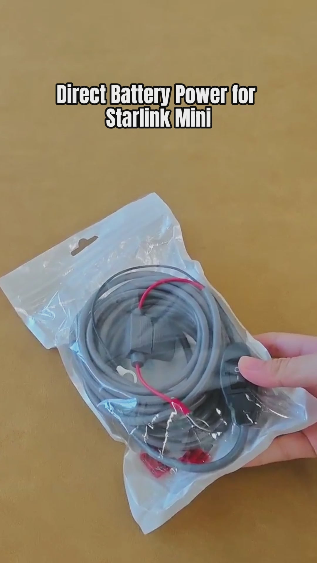 Direct Battery Power Cable Compatible with Starlink Mini