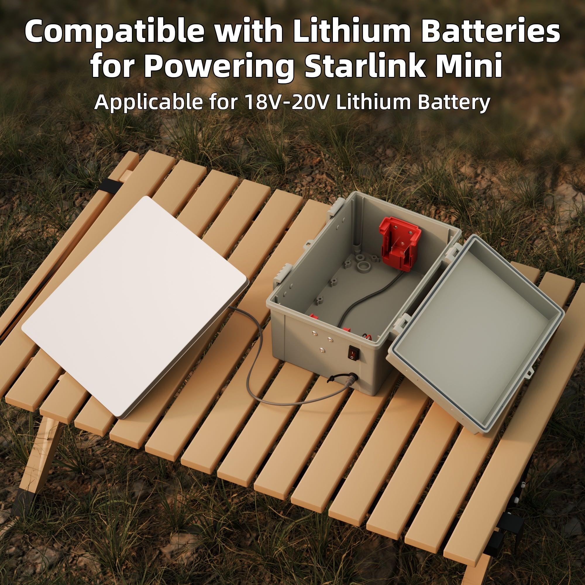 Built-in Heavy-Duty Power Switch & DC Port for Instant “One-Click” Power Control Without Disconnecting Cables.