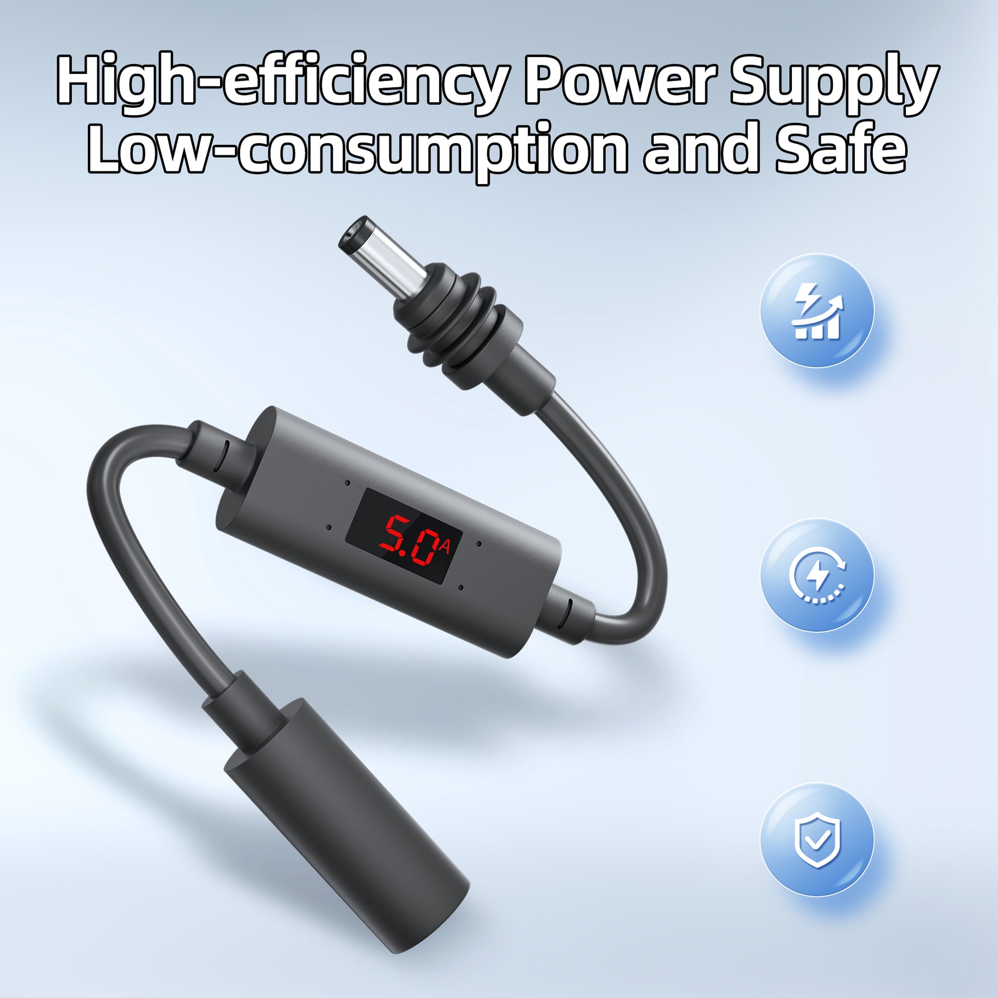 Universal DC5521 Socket Bridges Mini to Car Chargers, Solar Generators, Power Stations, and Custom Batteries.