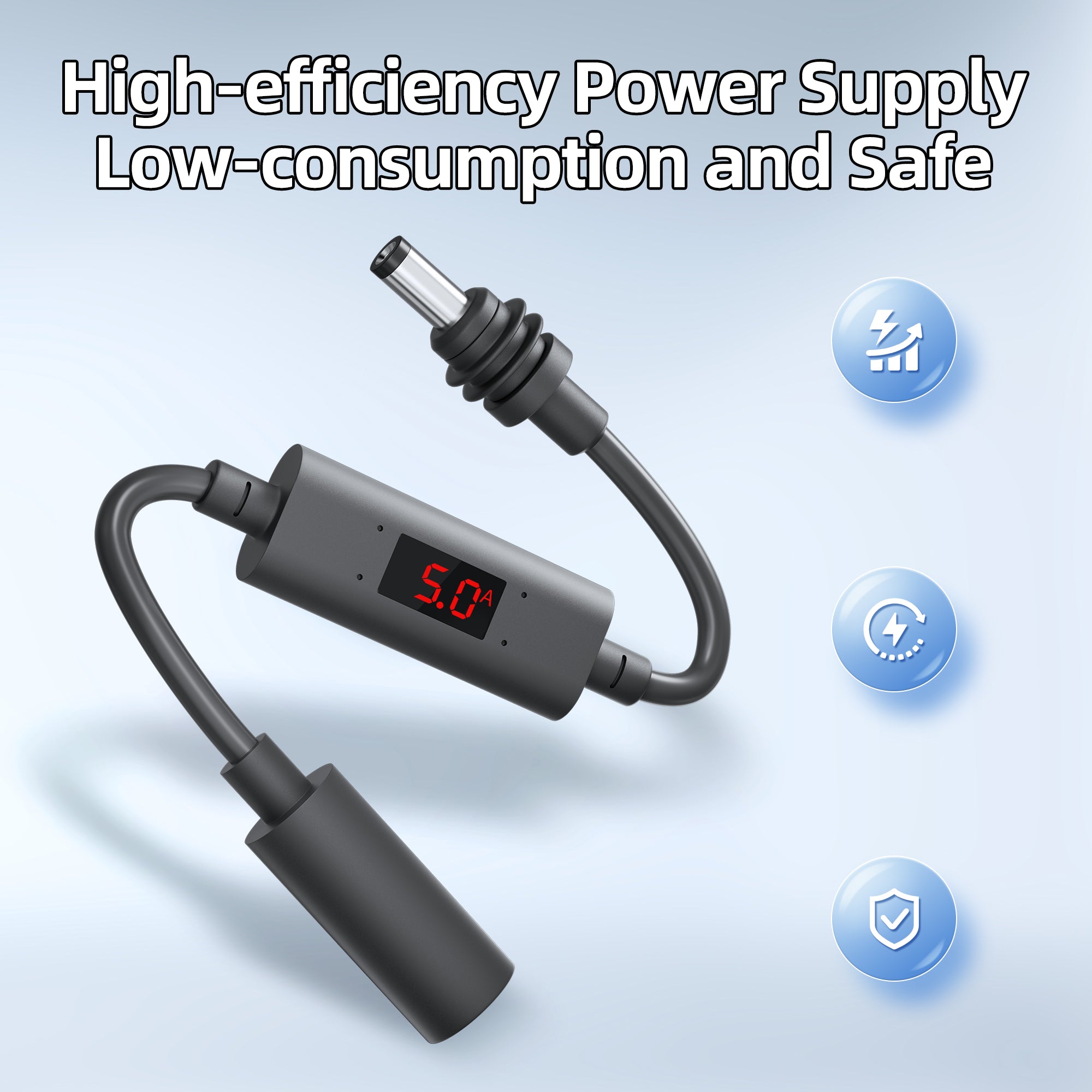 Universal DC5521 Socket Bridges Mini to Car Chargers, Solar Generators, Power Stations, and Custom Batteries.