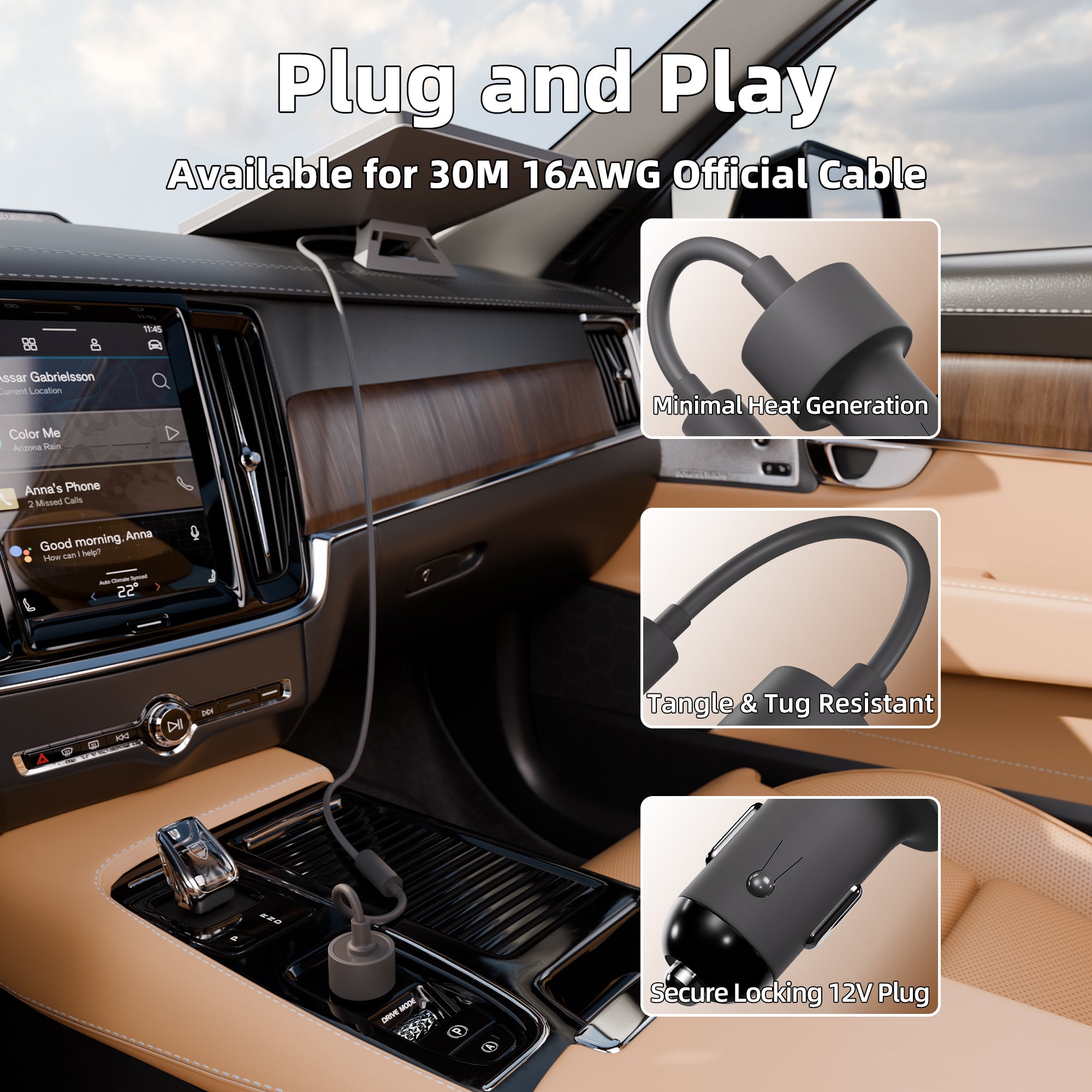 Smart Protection Chipset Guards Against Short Circuit, Overheat, and Over-Current for Safety.