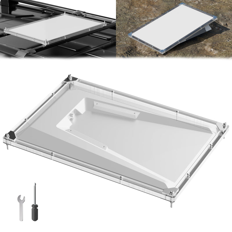 RF-Transparent Top Cover for Full Bandwidth & Zero Latency, Even When Dish is Fully Encased.