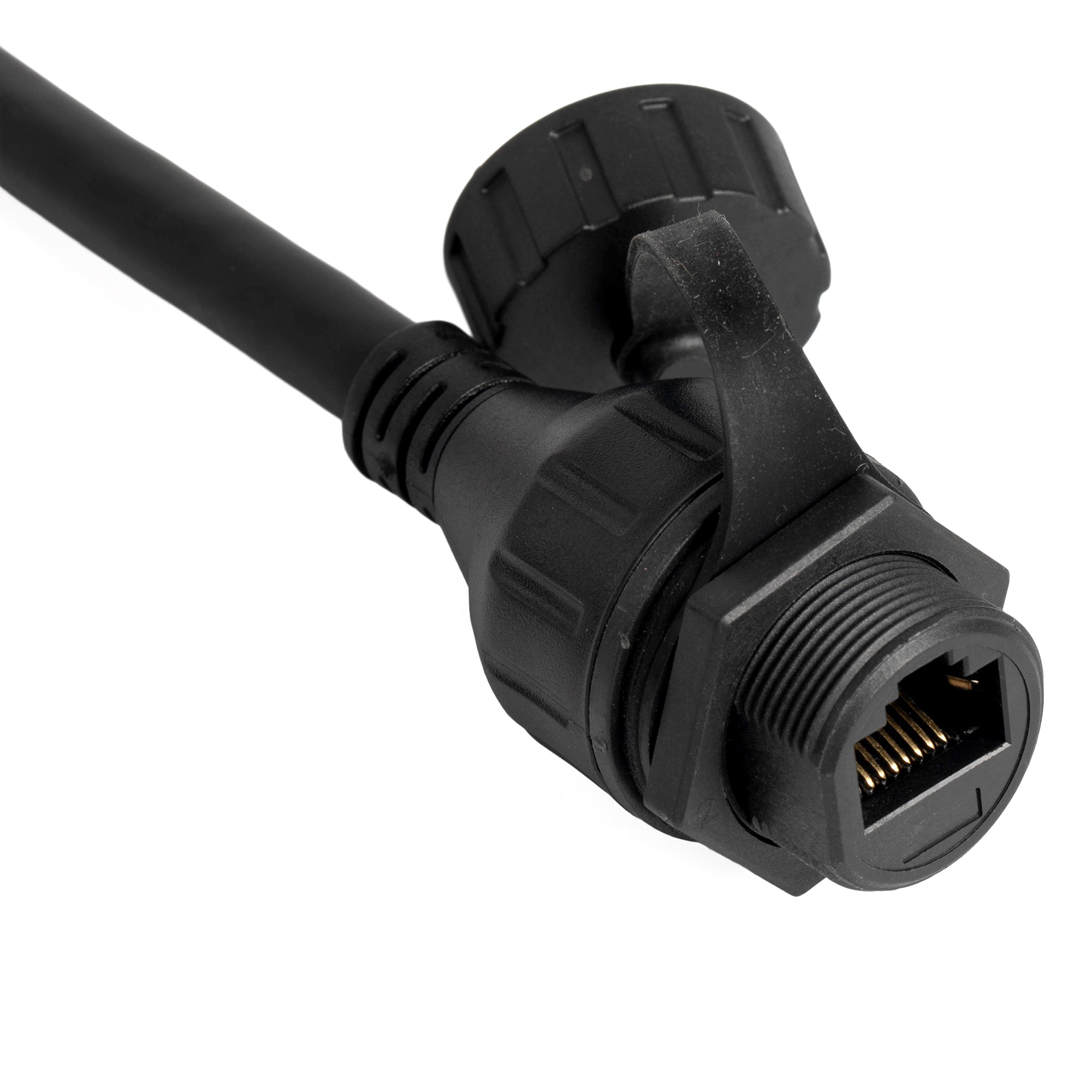 Temporary Command Center/Event: Integrating Enterprise Dish to Standard Network Switch via This Adapter.