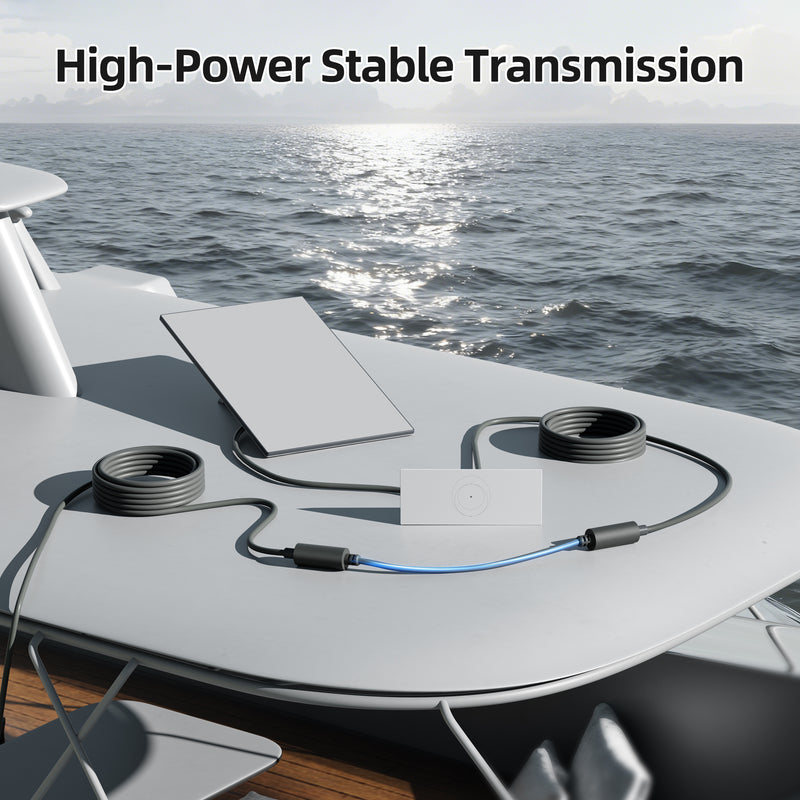 40cm Rugged Pigtail with UV-Resistant Jacket: Ideal Flexibility for Cable Management as a Power Integration Hub.