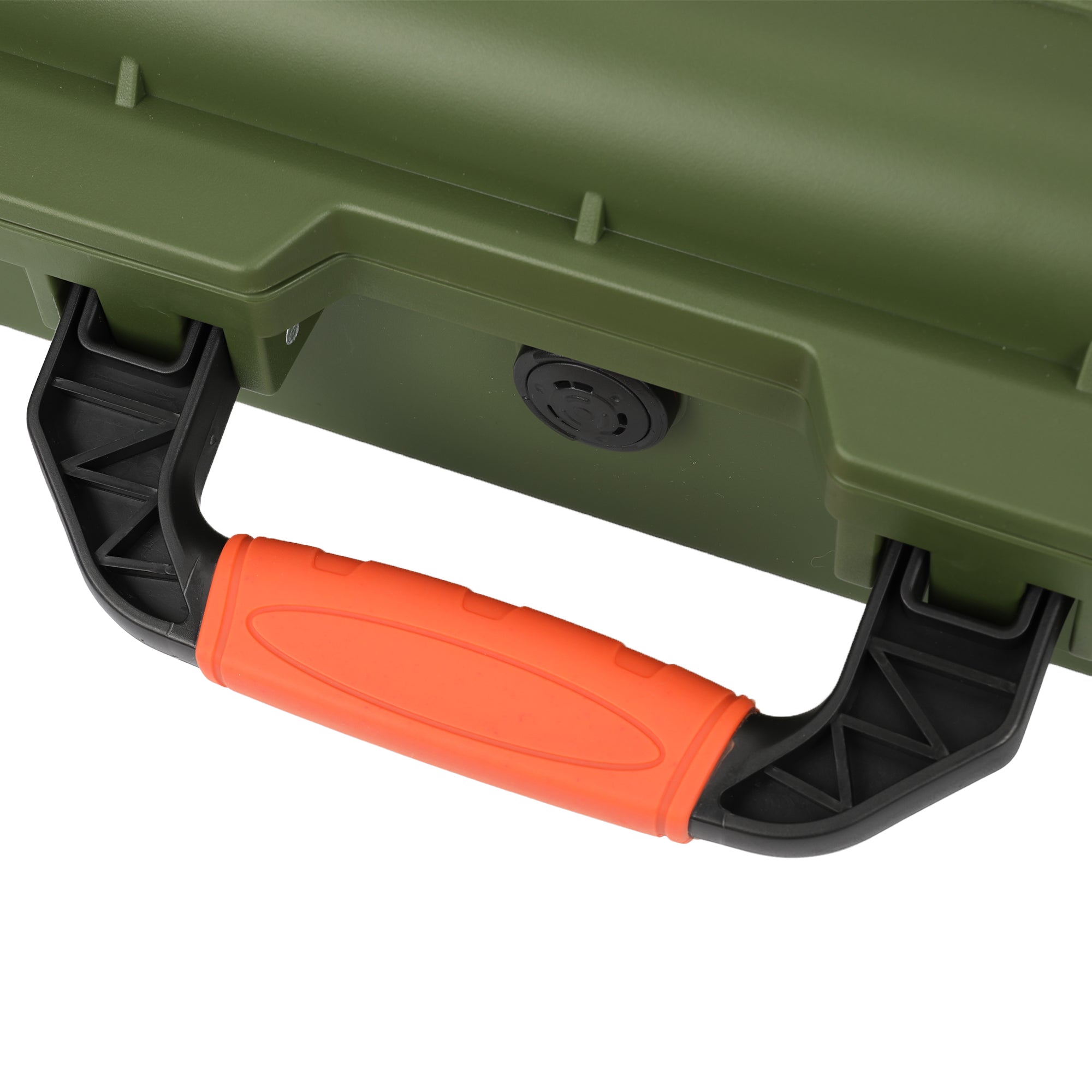 Military Green Exterior of Starlink Gen 3 Waterproof Case, Professional Tactical Look That Blends with Outdoor Gear.