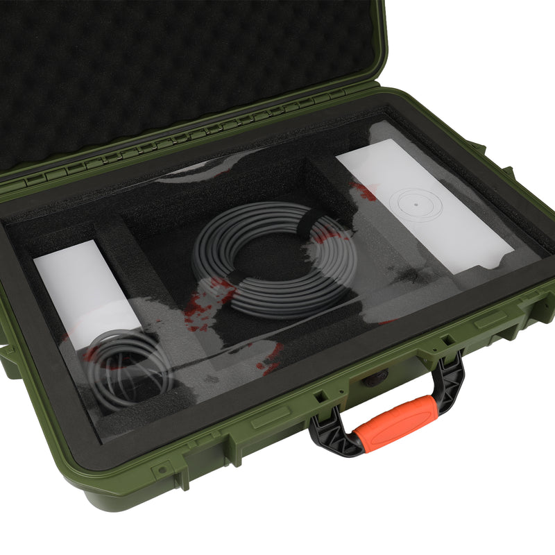 Portability of Starlink Gen 3 Travel Case with Comfort Handle, Ideal for Transport During Hiking, Camping, and Overlanding.