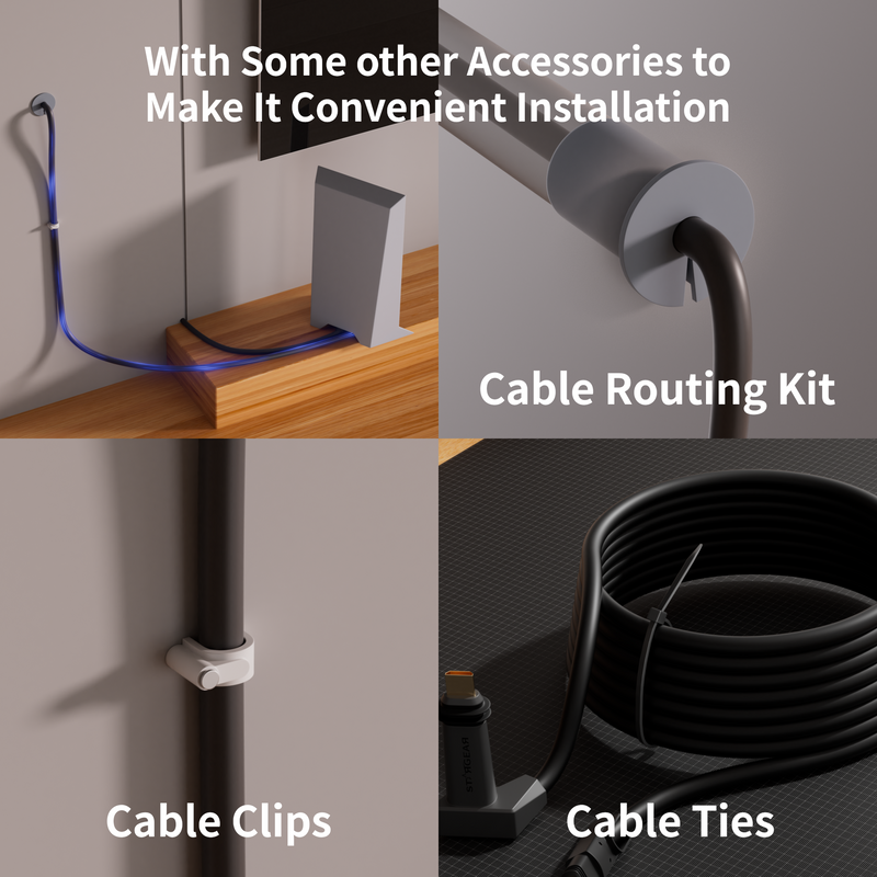 Starlink Gen 2 Cable Routing Demo on Roof Edge or Through Wall for a Clean, Flexible Installation Solution.