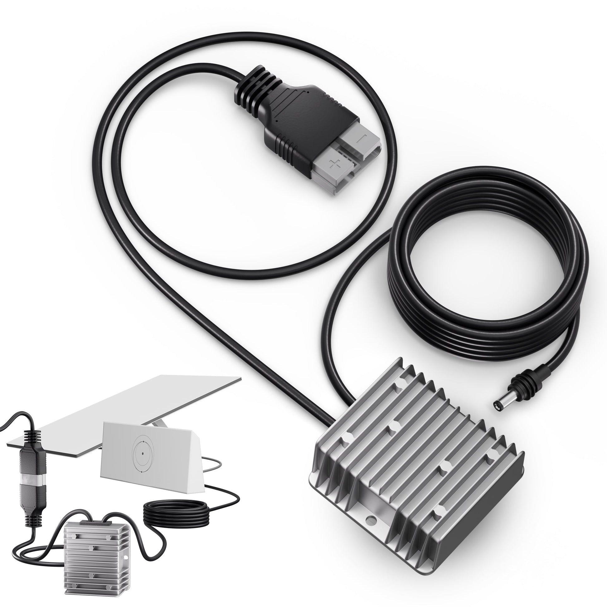 Starlink Gen 3 Router 57V Power Kit, 7m Cable, Anderson Plug, Finned Aluminum Shell, for Large RV/Yacht.