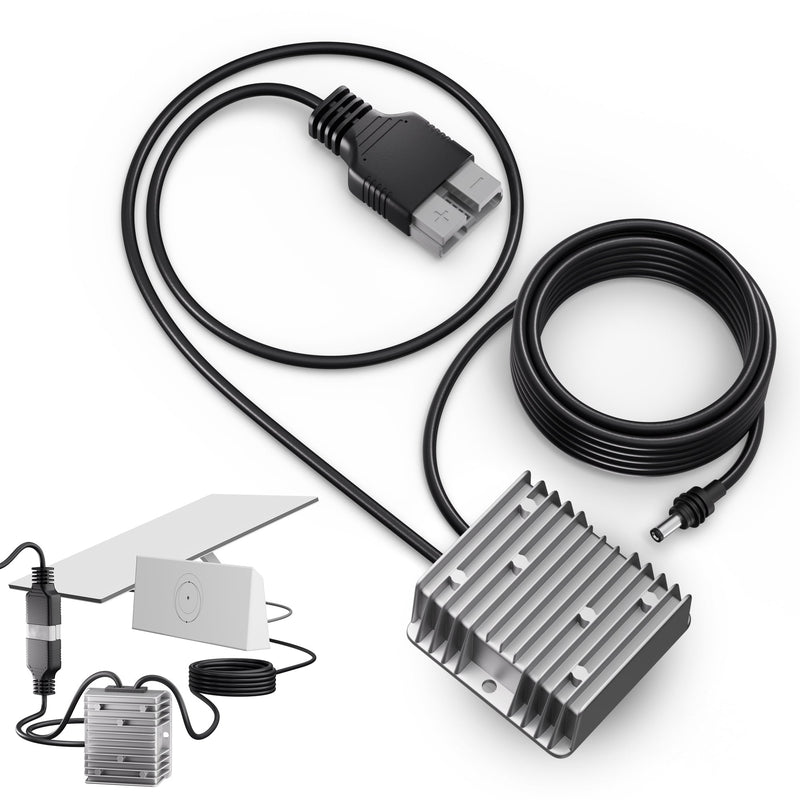 Starlink Gen 3 Router 57V Power Kit, 7m Cable, Anderson Plug, Finned Aluminum Shell, for Large RV/Yacht.