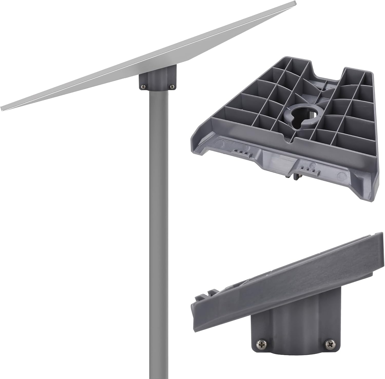 Starlink Gen 3 Pipe Adapter, Heavy-Duty ABS Pole Mount for 1.37-1.53" Pipes, 200+ lbs Load Capacity.