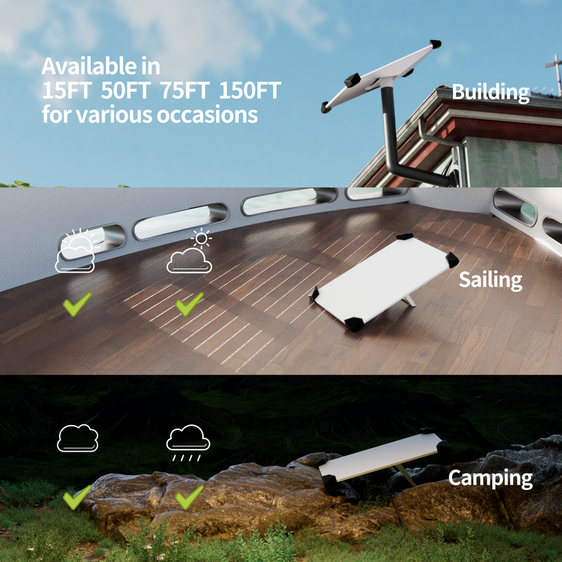 Neat and Professional Cable Routing for Starlink Gen 3 on Home Exterior or Commercial Roof for Aesthetic Installation.