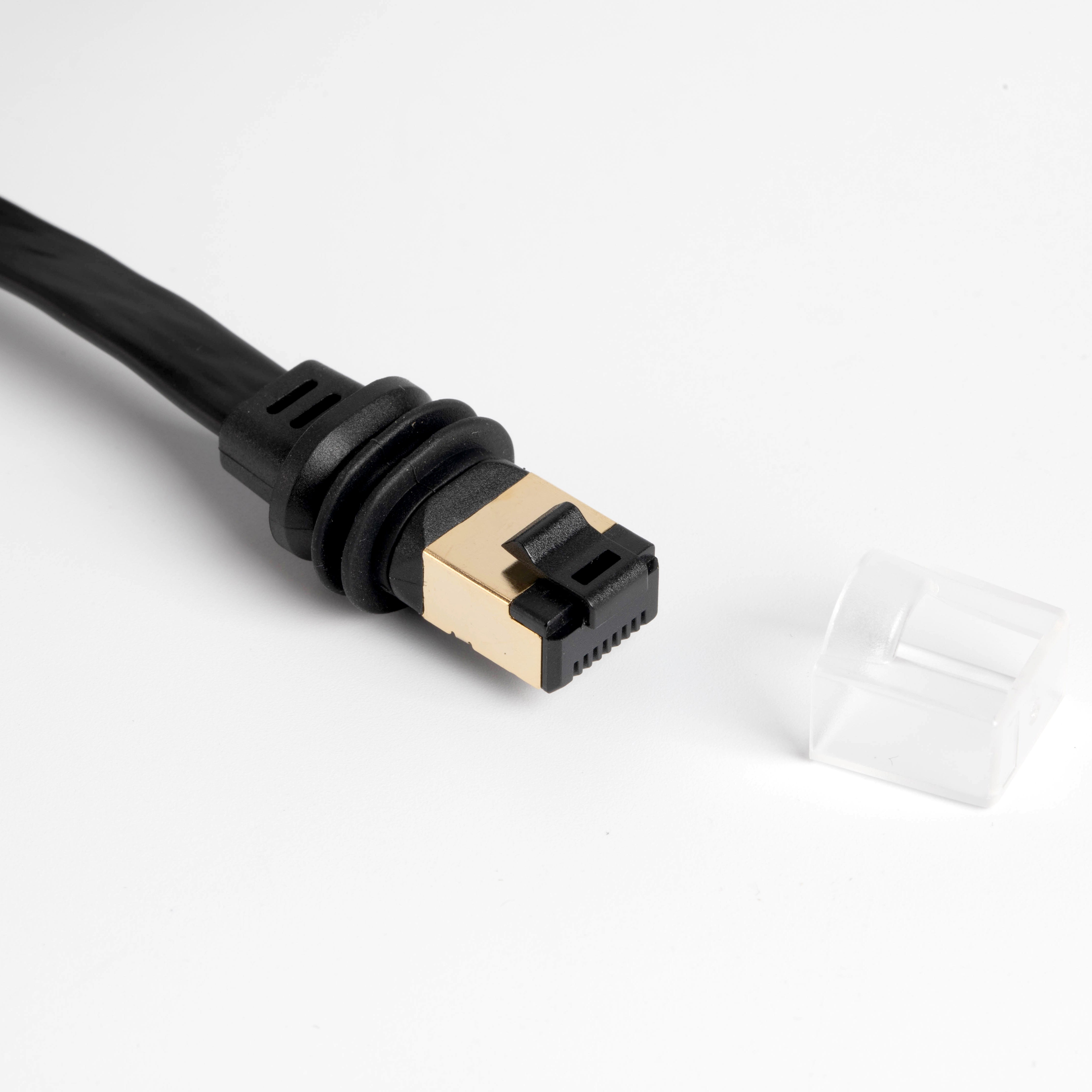 Cat6 24AWG Pure Copper Wiring Supports up to 2Gbps for 4K Streaming and Low-Ping Gaming.