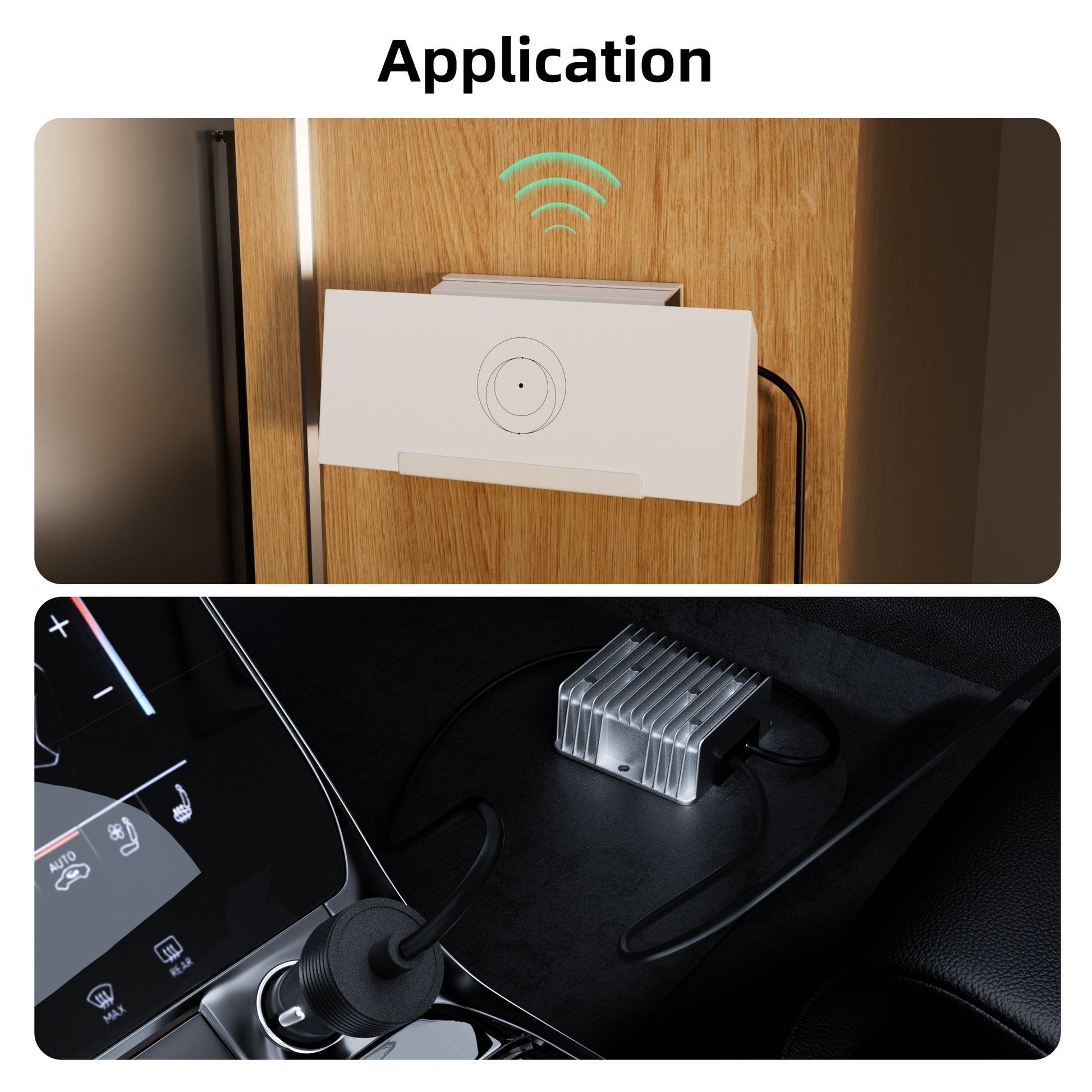 Heavy-Duty Cigarette Plug for Instant Power from Any 12V/24V Outlet in Trucks, RVs, or Boats, No AC Inverter.