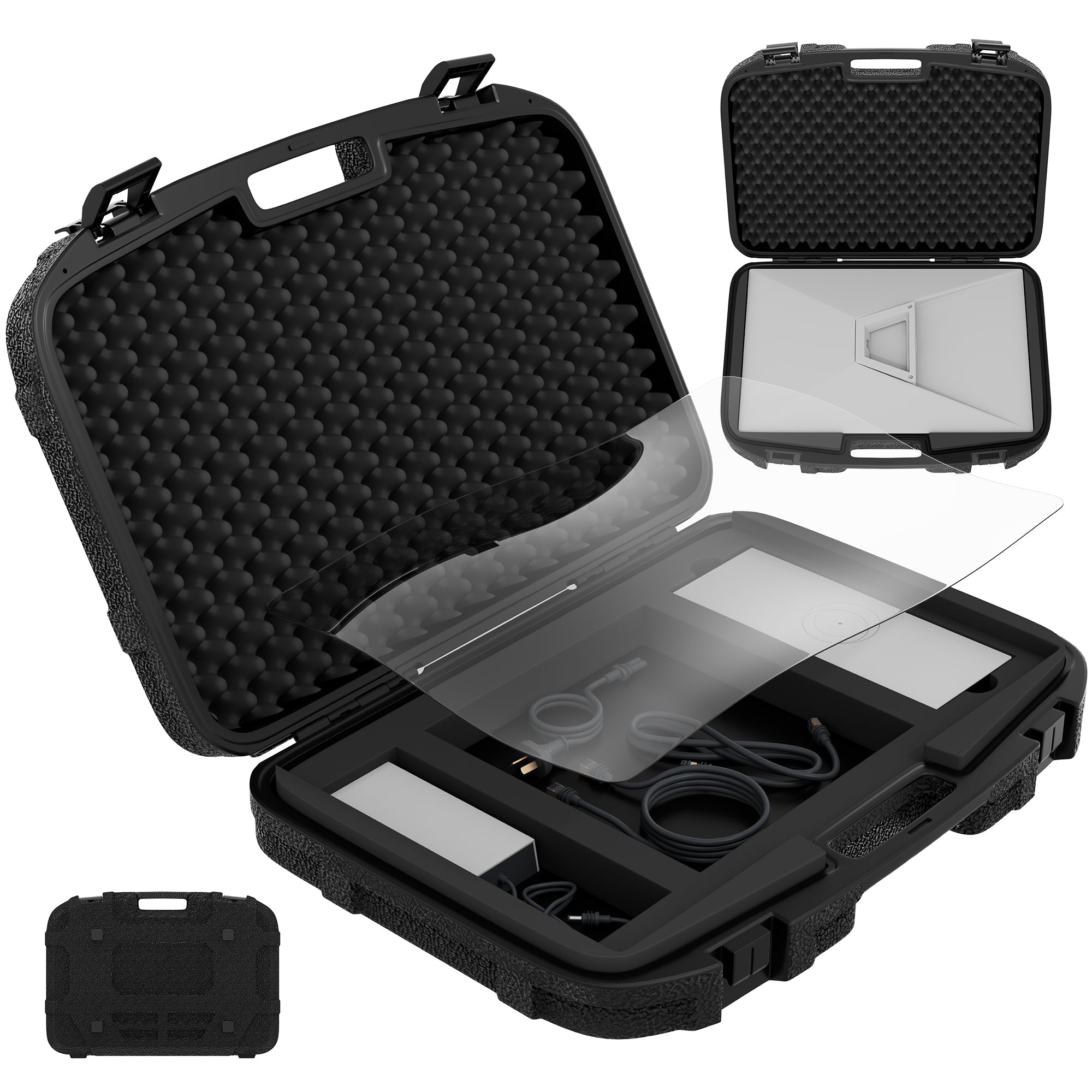 Starlink Gen 3 Hard Shell Carry Case, PP Crush-Proof, Waterproof, Dual-Layer Shock, for Overland Travel.