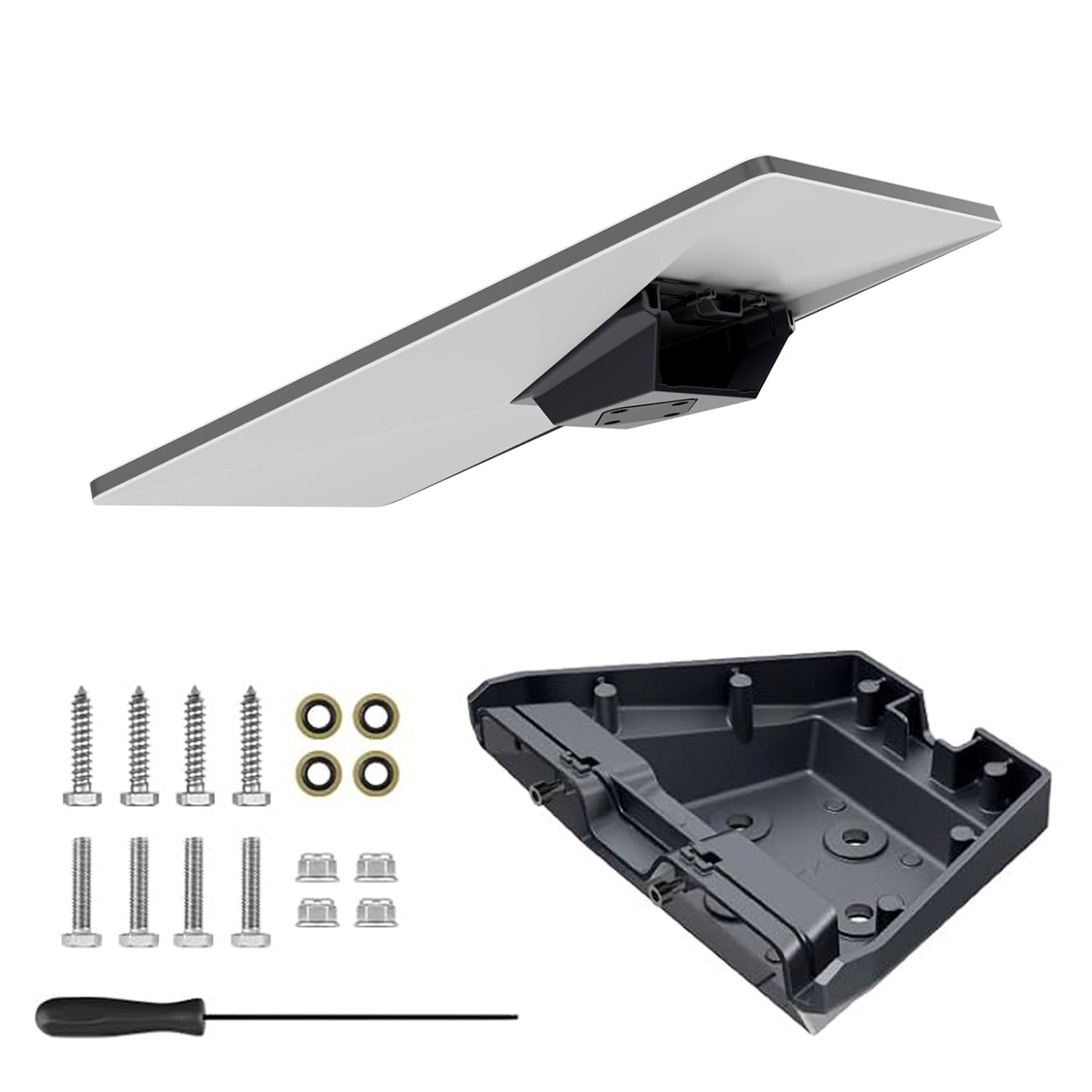 Starlink Gen 3 Mobility Mount, Aluminum Flat Mount with Anti-Theft Lock for RV and Truck Roofs.