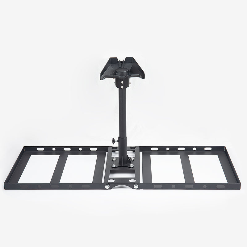 Installation Steps: Straddle Ridge, Adjust Angle, Place Weights (e.g., Bricks) in Base Slots for Security.