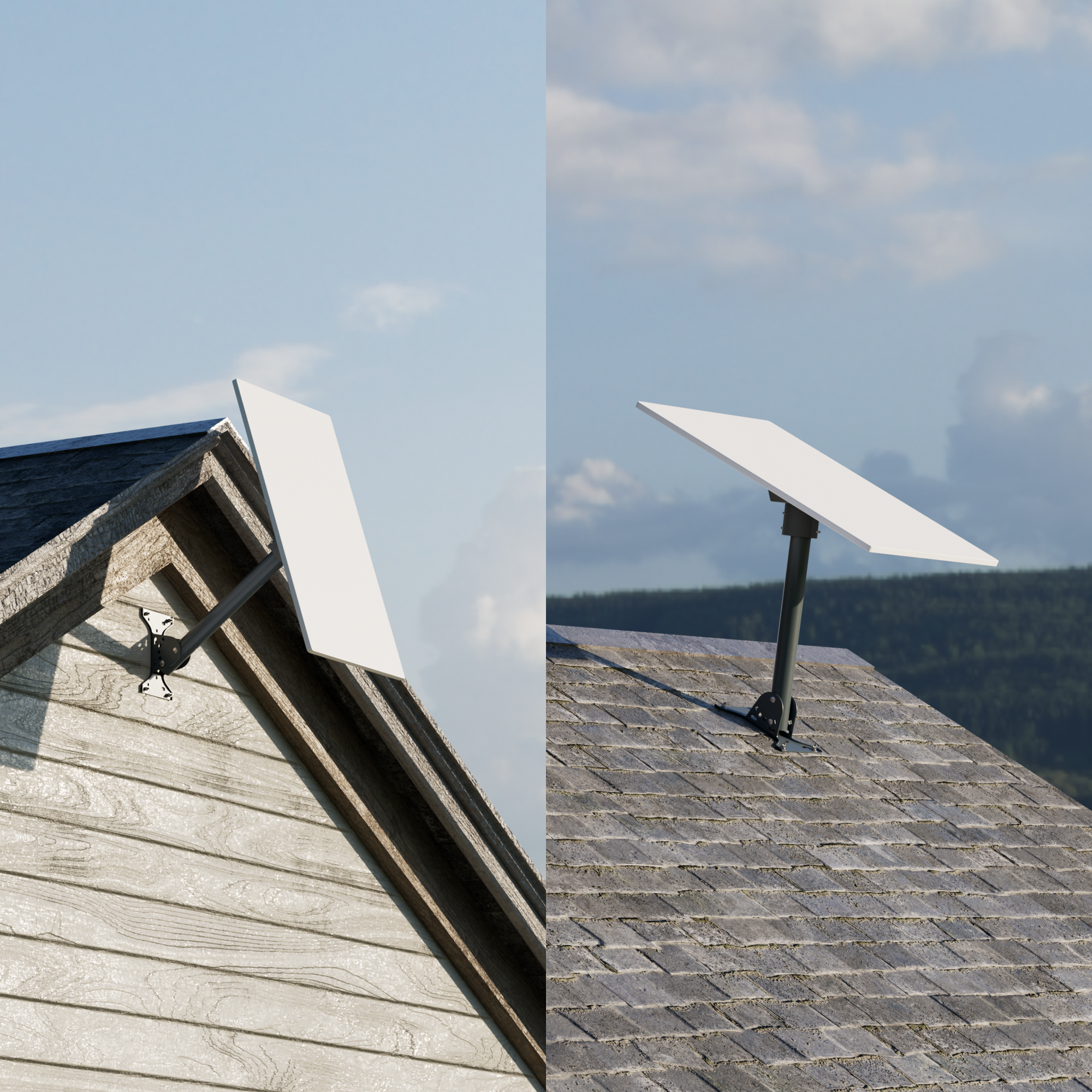 Kit Includes: Ridge Mount, Pipe Adapter, Adjustable Pole, Complete Installation Solution for Gen 3.