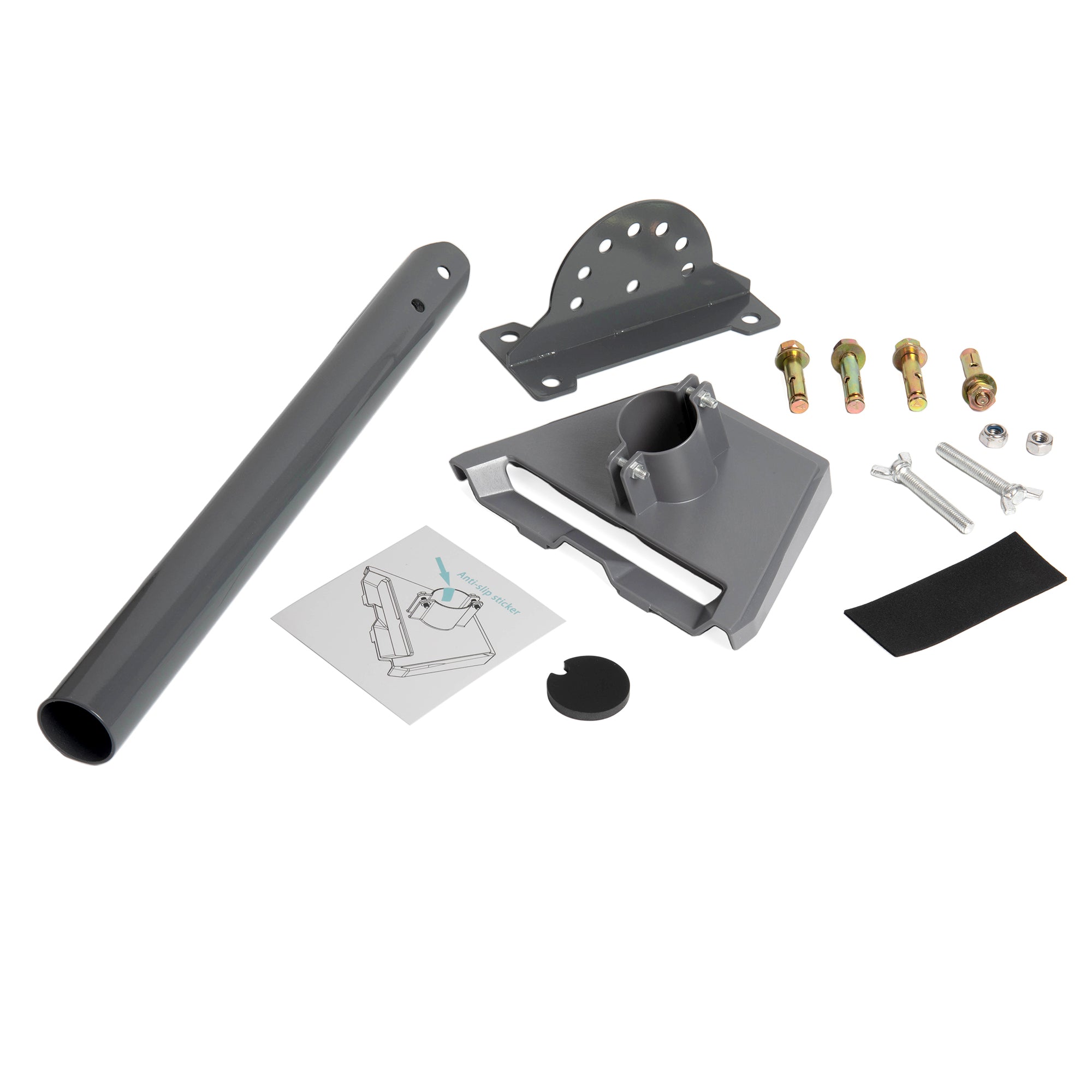 Tool-Free Quick Installation: Insert Pipe Adapter into Bracket, Secure Dish with Original Starlink Buckle, No Extra Screws.