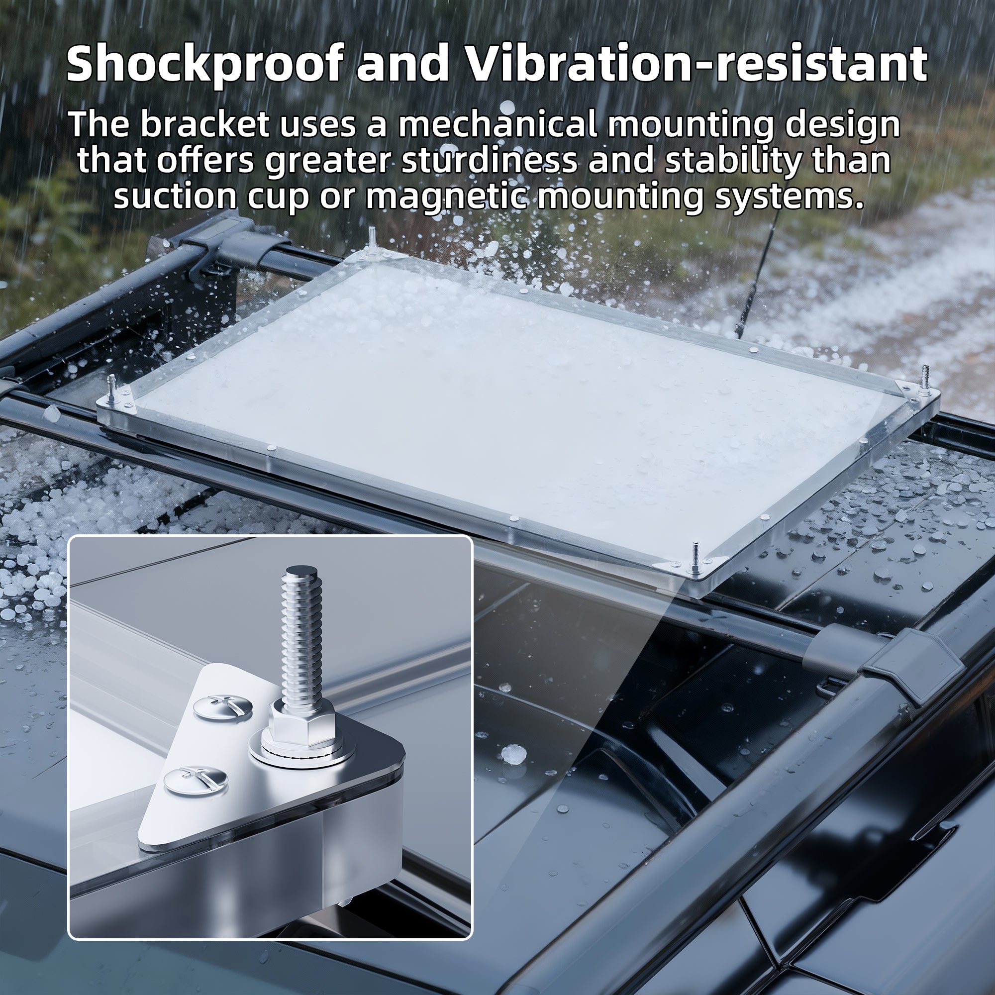 Industrial Kit: Heavy-Duty Frame, Marine-Grade Stainless Hardware & Tools for Out-of-the-Box Pro Install.
