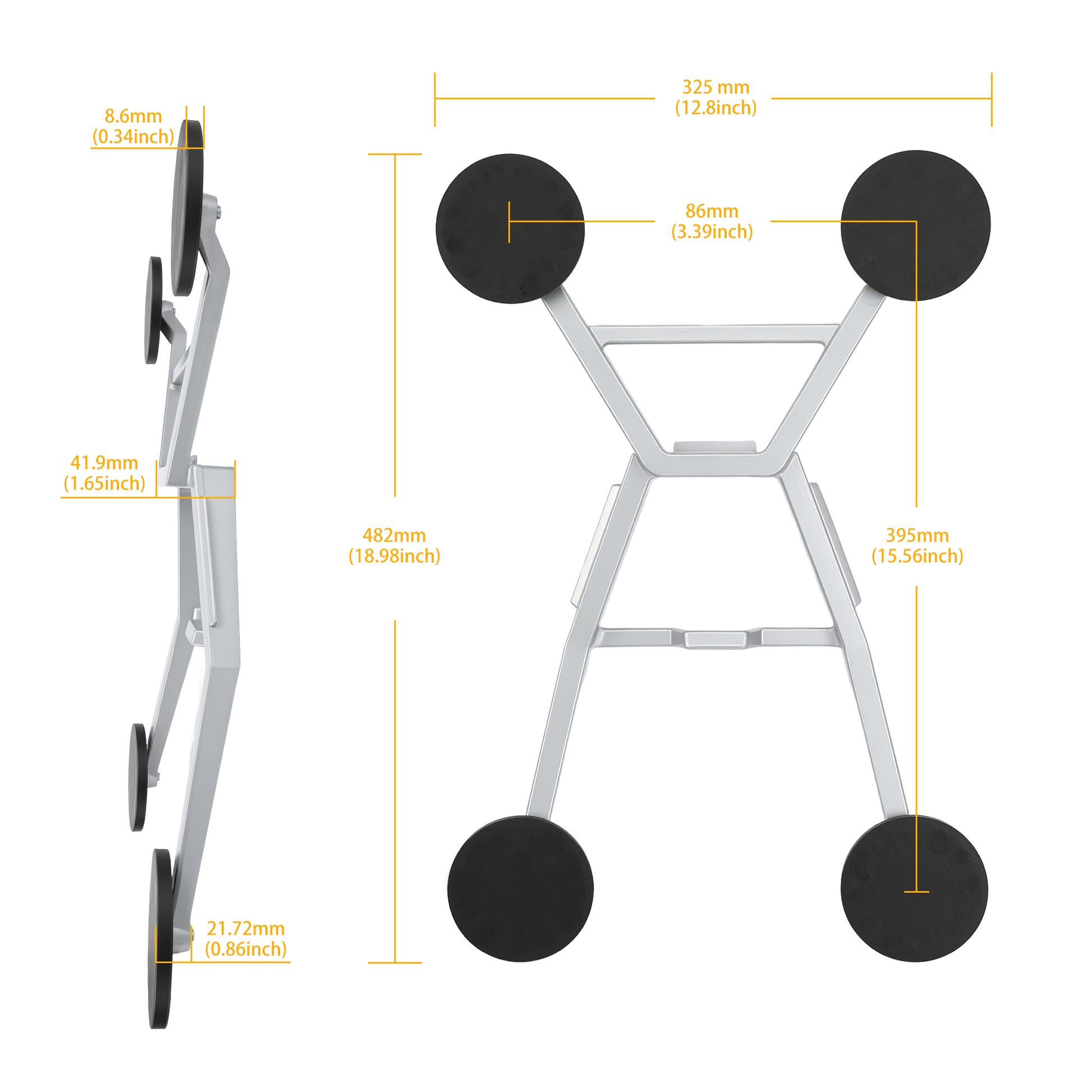 Scratch-Free Rubber-Coated Magnetic Base, UV-Resistant and Protects Vehicle Paint from Damage.