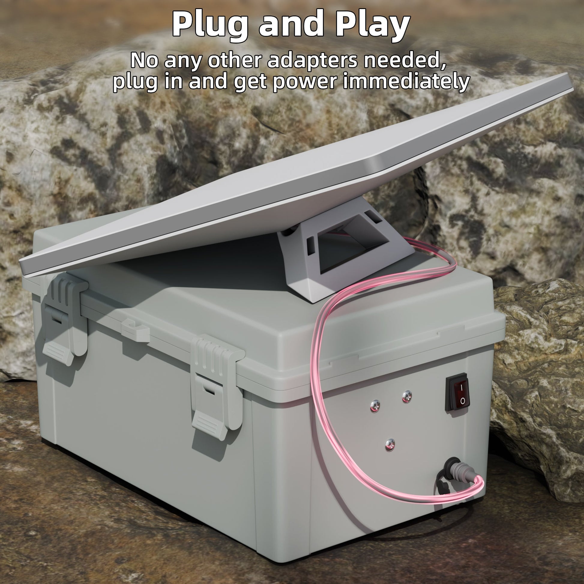Comparison: Integrated Box Solution vs. Traditional Lead-Acid Batteries or Messy Power Setups for Portability & Protection.