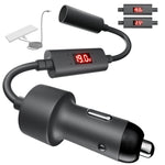 12V/24V to 20V DC Adapter Compatible with Starlink Mini, LCD Display