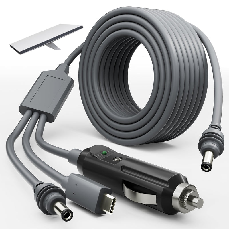 Starlink Mini 3-in-1 DC Power Kit, with Car Plug & USB-C Adapter, Modular Power System.