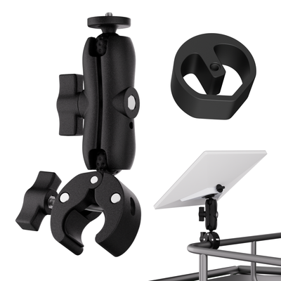 Clamp Mount Compatible with Starlink Mini, 360° Adjustable Arm