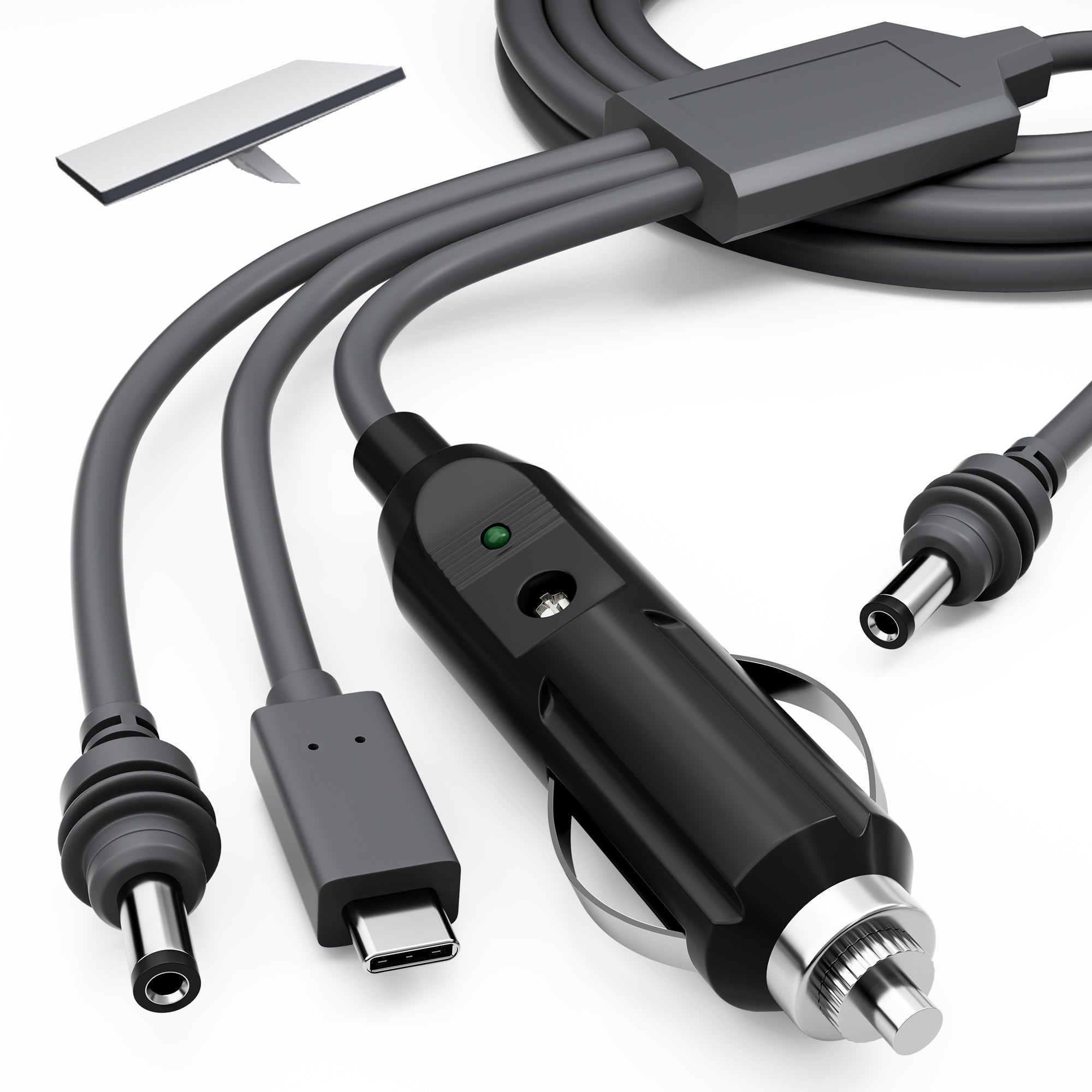 Multi-Scenario Power Demo: Use Car Socket in RV, Switch to Power Bank via USB-C at Camp.